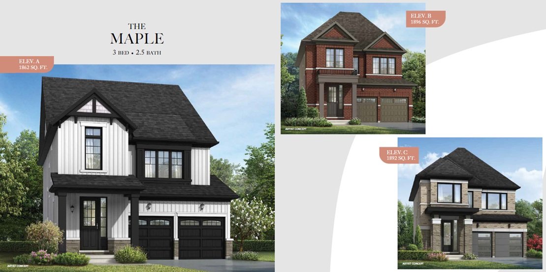 Gateway of Lindsay Homes Double Garage Floor Plan