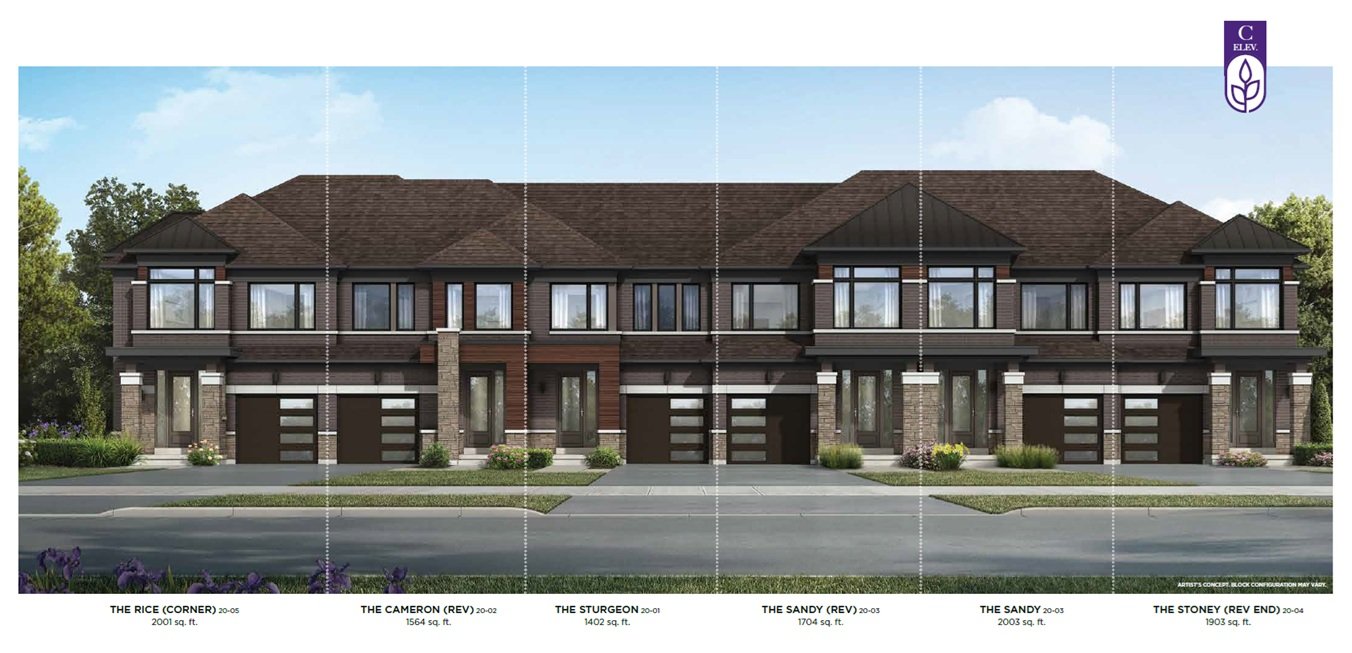 Gateway of Lindsay Homes Townhomes Floor Plan